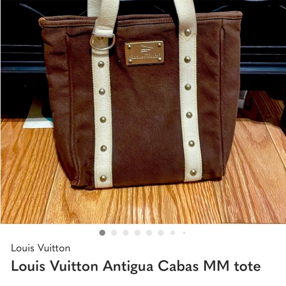 Louis Vuitton Antiqua Cabas MM This Bag Has Had Repairs - Picture 2 of 10
